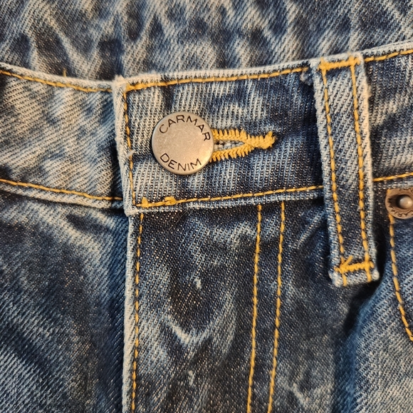 CarMar Los Angeles Distressed High Rise Denim Jeans - Picture 7 of 7